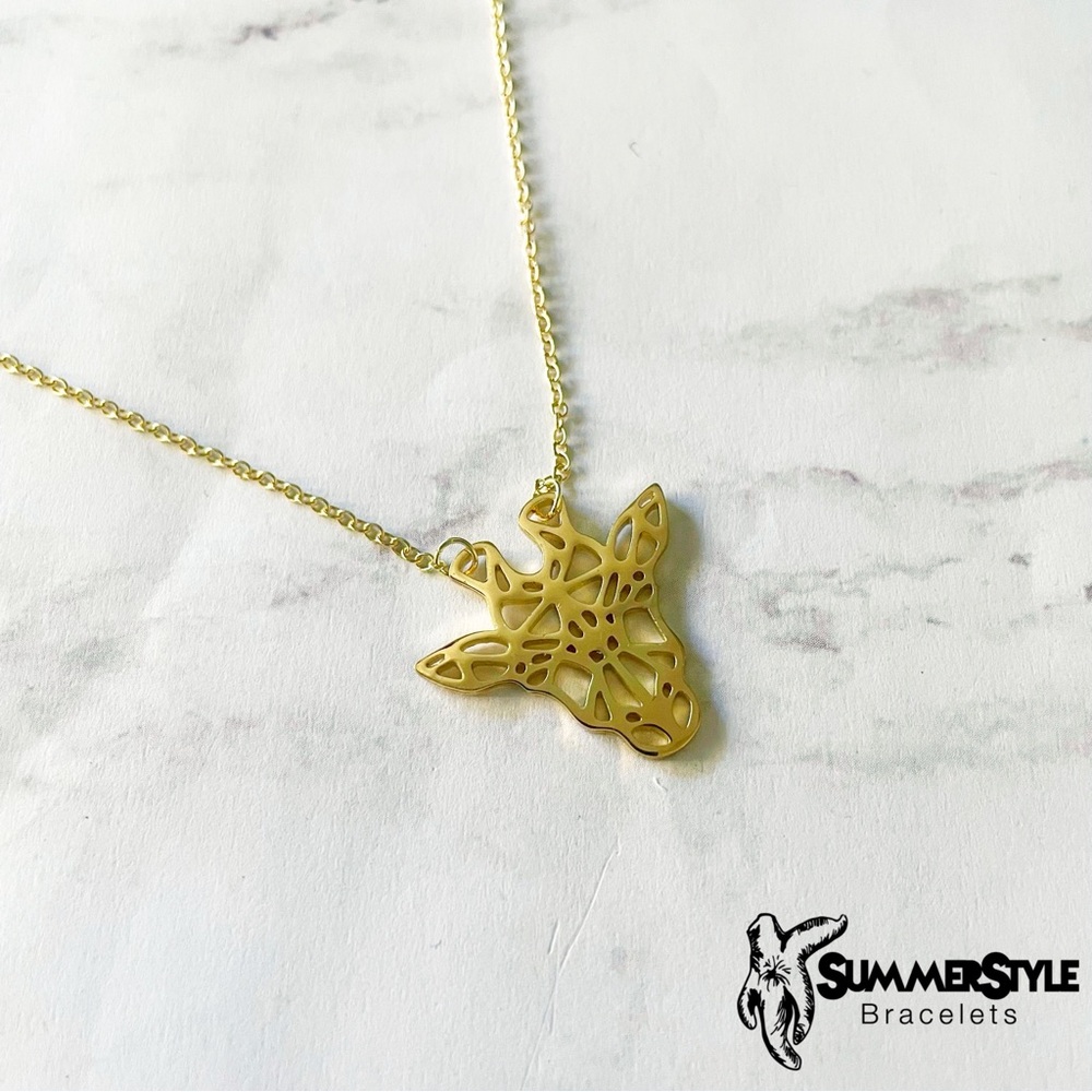 Giraffe Charm Necklace by SummerStyle Bracelets